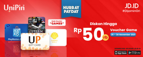 Promo Diskon Rp50,000 di Hurray Payday November JDID